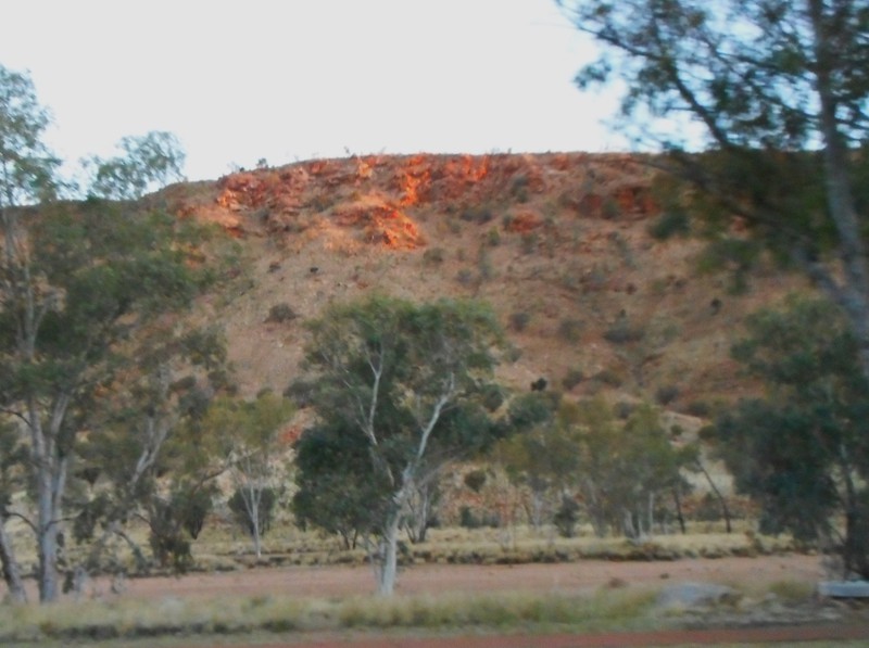 Sunset over the East MacDonnell Ranges