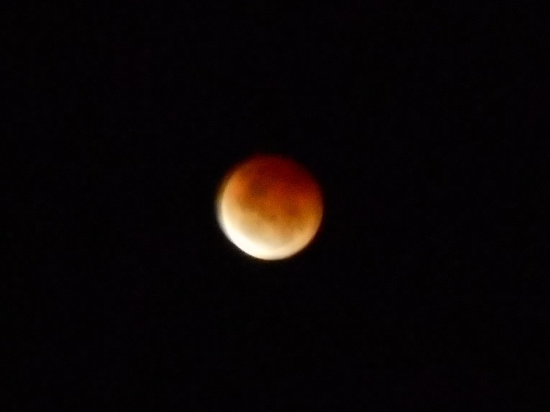 Lunar Eclipse at Lake Hart