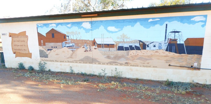 Mural of Umberumberka Mine
