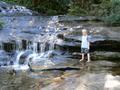 Wes at the waterfall