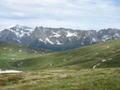 Col de Balme with the mountains across the Valley