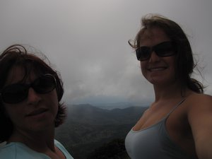 At the peak of El Yunque!