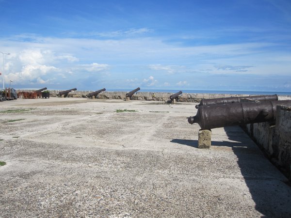 Canons on the fort walls