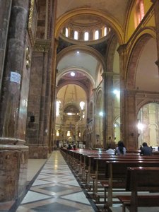 Inside new cathedral