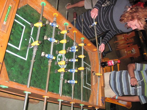 Attempting to fix the irreparable foosball table