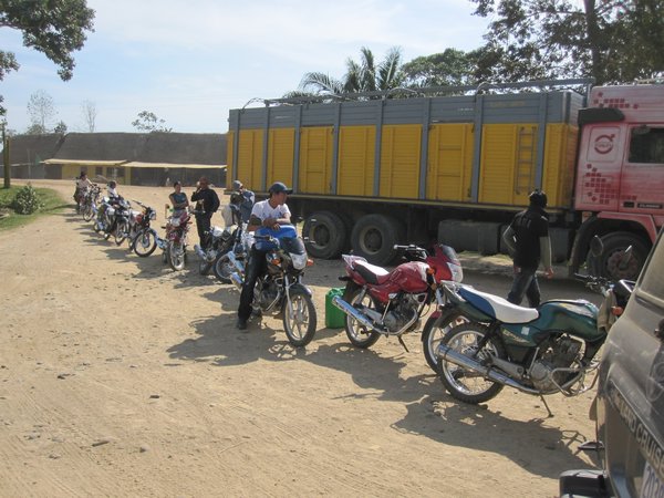 The moto line for petrol