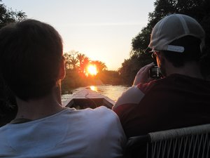 Sunset from the canoe