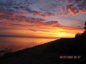 Sunrise at Cameron's Beach