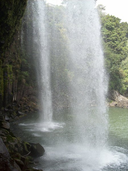 The Backside of Whangarei Falls