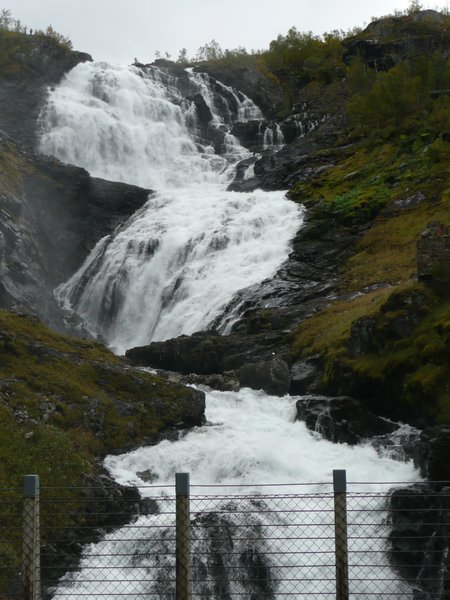 Kjosfossen Waterfall