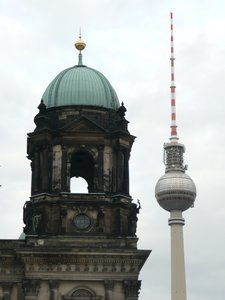 Berliner Dom and TV tower