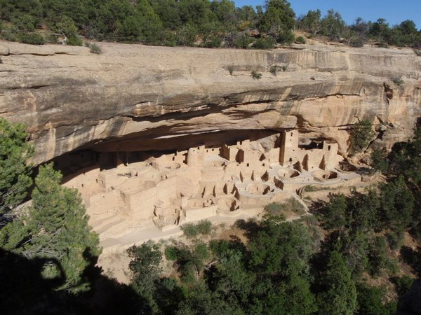 Mesa Verde - typical pueblan cliff dwellings