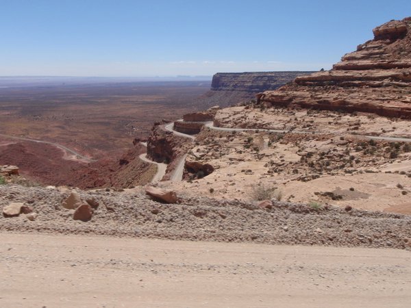 going down the Mokee Dugway