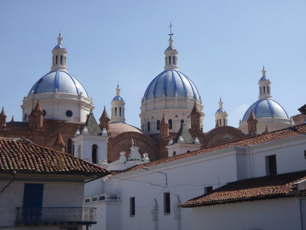 Cuenca - skyline of the cathedral
