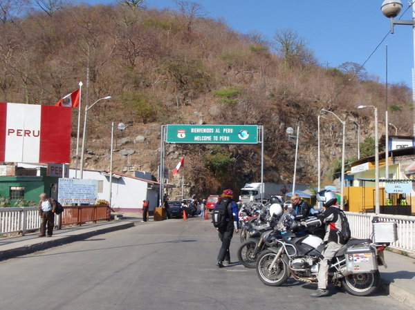 The Ecuador - Peru border