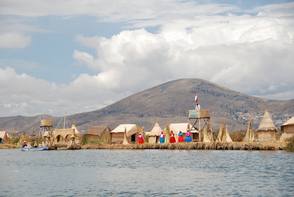 Uros Islands on Lake Titicaca