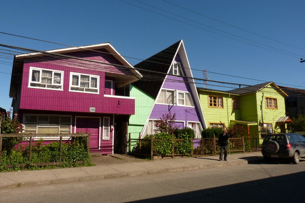 colourful houses in Conchi
