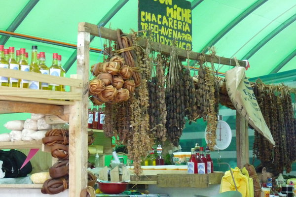 dried seaweed for sale in Ancud market