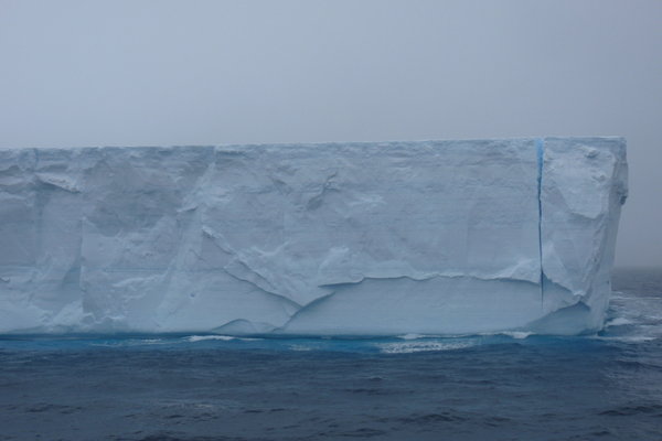 this tabular iceberg looks like its about to get shorter