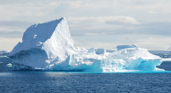 one of the many impressive icebergs