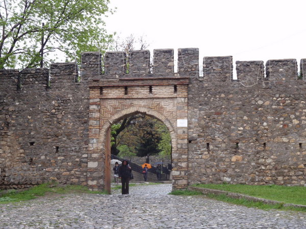 Saki - the old fortress walls