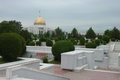 Ashgabat - the parliament buildings and surrounding parkland