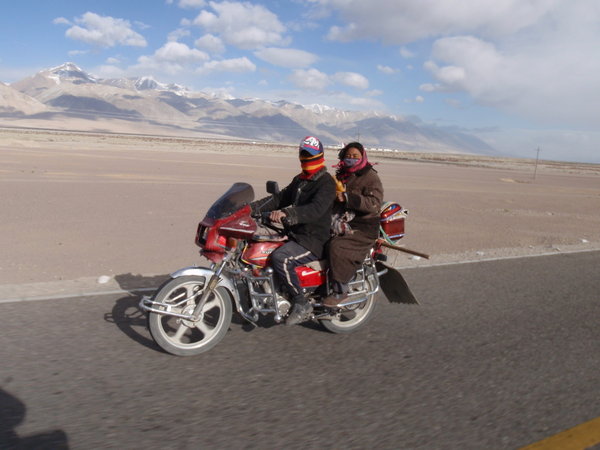 motorcycling Tibetan style