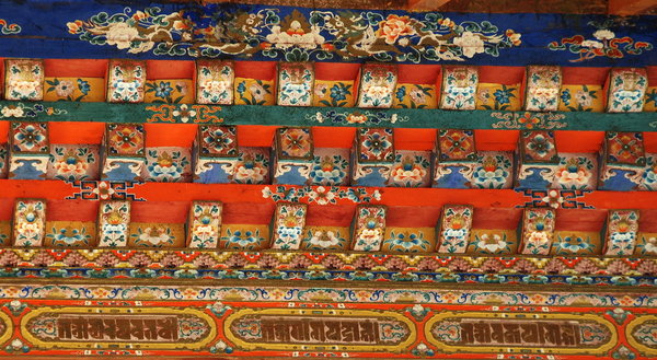 The Norbulingka - appropriately the details are in summer colous on the Summer Palace