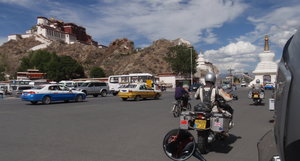 Riding into Lhasa