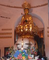 Bodhisattva Puxian (also called Samantabhadra) the protector of the mountain 