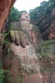 the Buddha from his toes