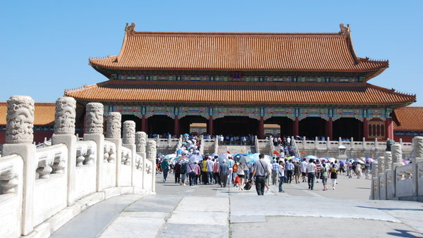 The Forbidden City - complete with crowds