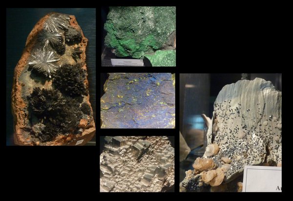 a few of the colourful Ural's minerals