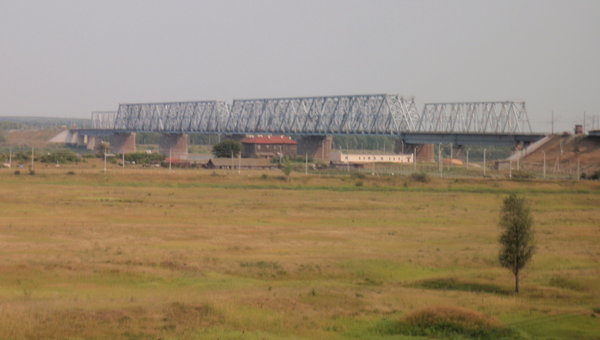 bridge over the Kama River near Sarapul
