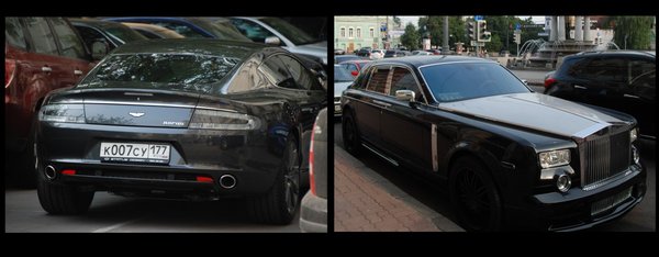 Russian's like their fancy cars 