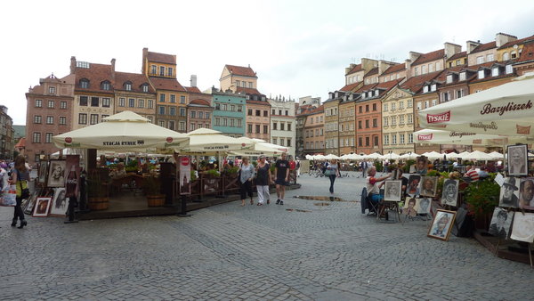 Warsaw- the Old Town Square 