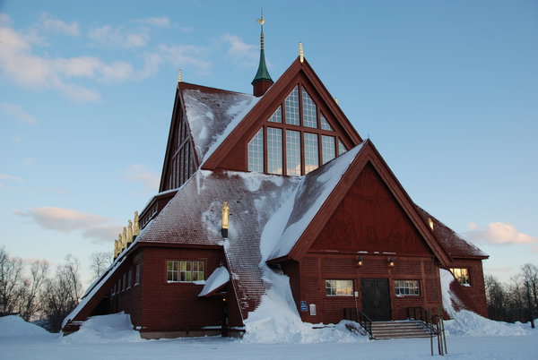 The church in Kiruna
