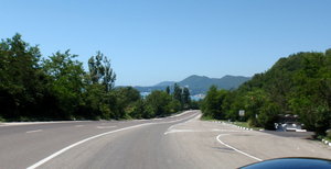 sweeping roads along the Black Sea coast