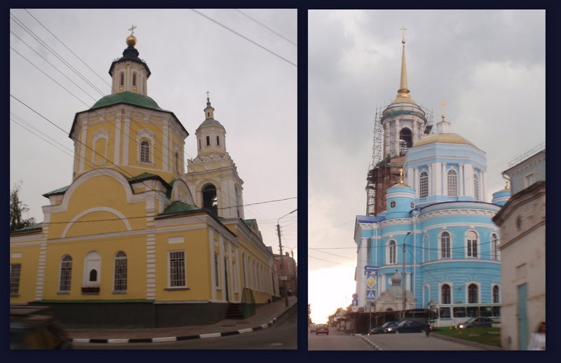Yelets - more pastel churches