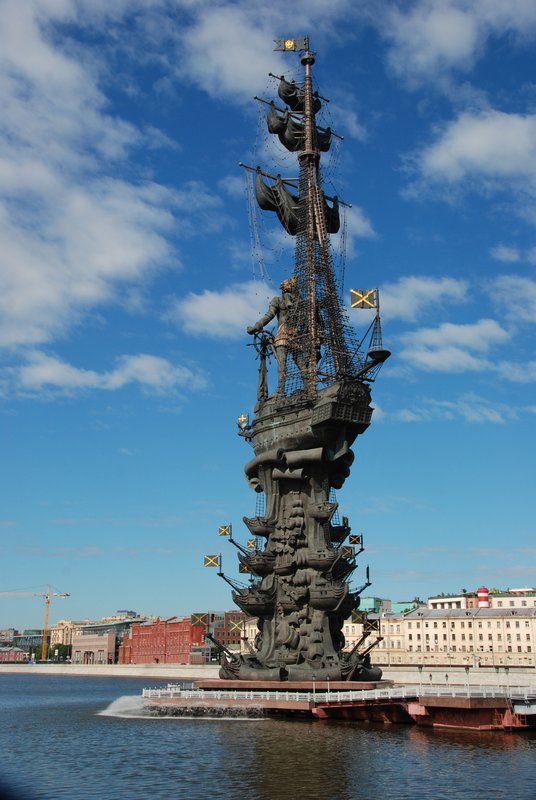 Peter the Great surveying his territory