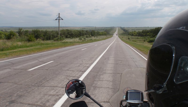 back on the, still quiet, road from Ulyanovsk to Samara