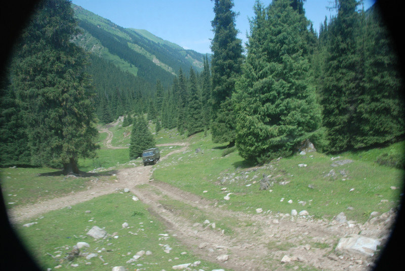  ... the 'road' to Altyn Arashan - an alpine valley at 3000m