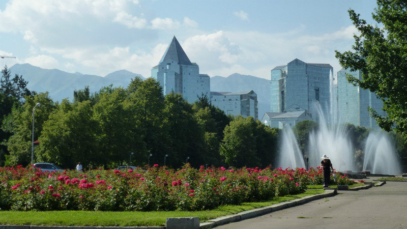 Almaty; very modern & European city