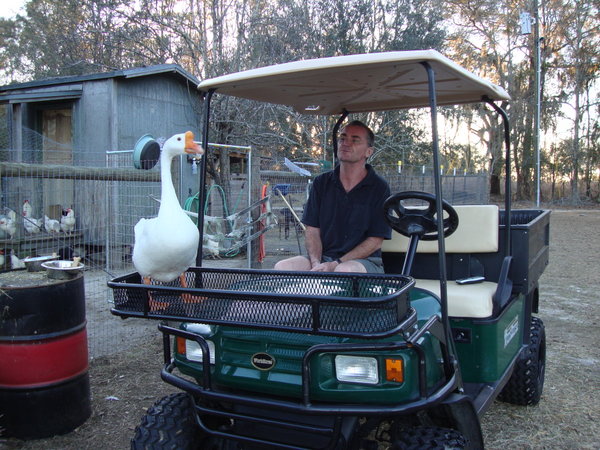 Eric and the Goose have a special relationship