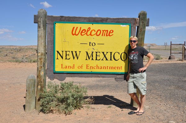 Saa kom vi til New Mexico