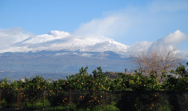 Snowy Etna