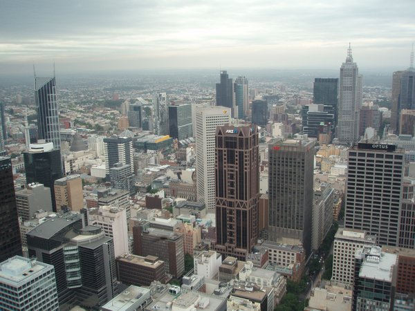 Melbourne from the Oberservation Tower
