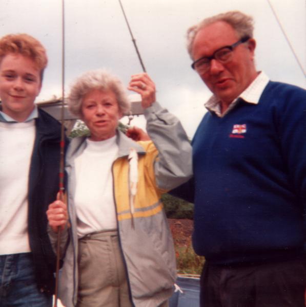Mama, Papa and I fishing in 1980