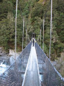 Bridge to Rob Roy Glacier