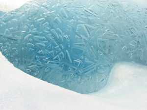 Frozen water